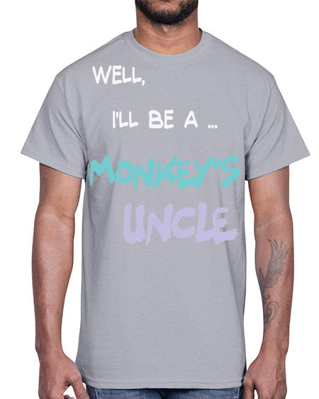 Monkey Uncle 18#- monkey- Cotton Tee
