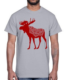 MooseMandala 940#- mandala- Cotton Tee