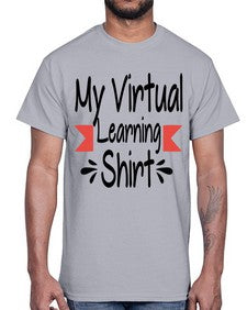 My Virtual Learning Shirt 555#- librarian- Cotton Tee