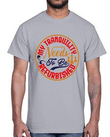 My tranquility needs to be refurbished 139#- chess- Cotton Tee