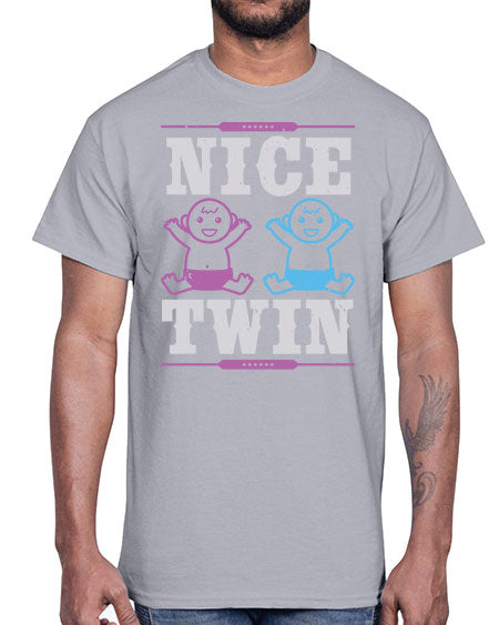 Nice Twin Style 167#- baby shower- Cotton Tee