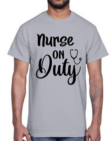Nurse on duty 1188#- nurse- Cotton Tee