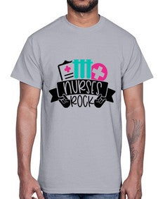 Nurses Rock Style Style 1253#- nurse- Cotton Tee