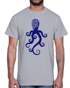 OctopusMandalaPNG 960#- mandala- Cotton Tee