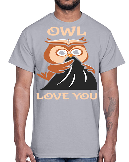 Owl Love You A TurtleRabbit 12#- owl- Cotton Tee