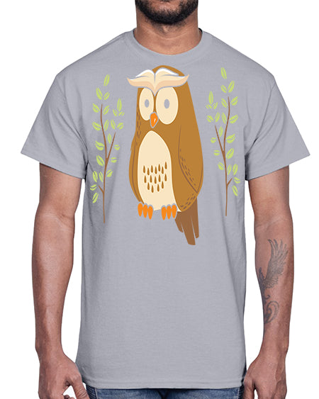 Owl of Athena Long Sleeve A TurtleRabbit 14#- owl- Cotton Tee