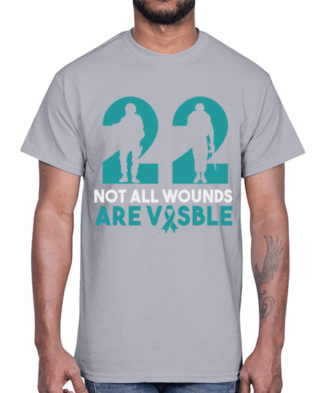 PTSD Awareness Month Support 10#- PTSD- Cotton Tee