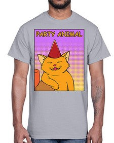 Party Animal 978#- art pop art- Cotton Tee