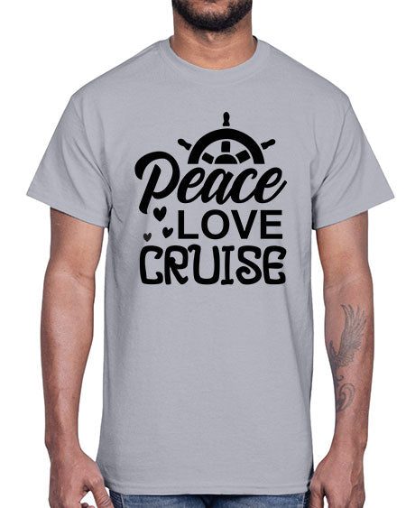 Peace love cruise 01#- summer- Cotton Tee