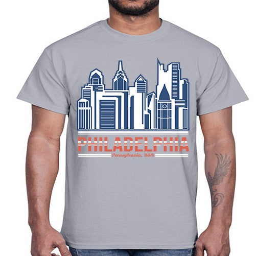Philadelphia 1604#- cities- Cotton Tee