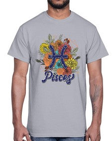 Pisces 129#- pisces- Cotton Tee