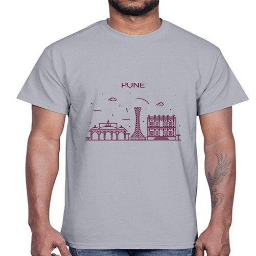 Pune 1694#- cities- Cotton Tee