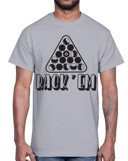 Rack em 558#- billards- Cotton Tee