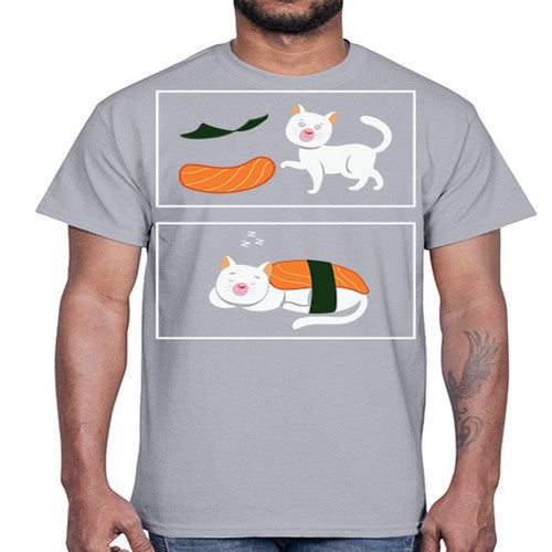 Ramen Cat Kawaii Anime Japanese Anime 279#- anime- Cotton Tee