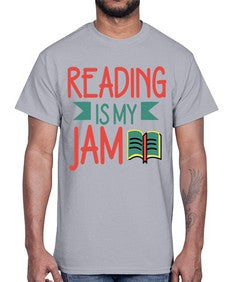 Reading is my jam 702#- librarian- Cotton Tee