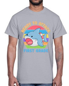 Ready to Attack first Grade 710#- first grade- Cotton Tee