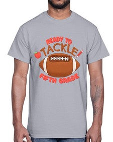 Ready to tackle fifth Grade 741#- fifth grade- Cotton Tee