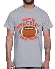 Ready to tackle first Grade 742#- first grade- Cotton Tee