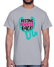 Resting Nurse Face Style Style 1355#- nurse- Cotton Tee