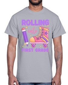 Rolling into first Grade 785#- first grade- Cotton Tee