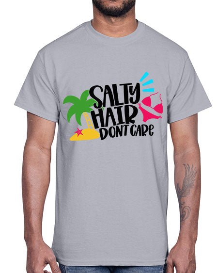 Salty Hair Dont Care Style 29#- summer- Cotton Tee