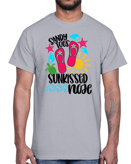 Sandy Toes Sunkissed Nose Style 27#- summer- Cotton Tee