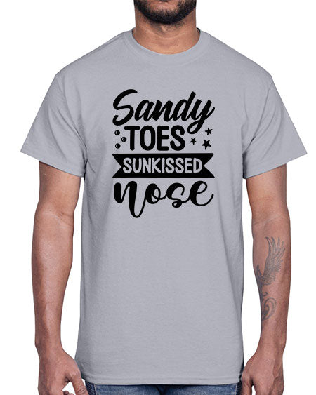 Sandy toes sunkissed nose 01#- summer- Cotton Tee