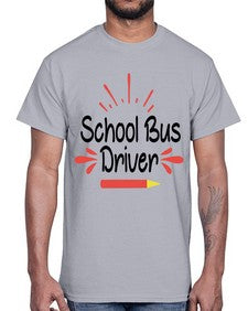 School Bus Driver 793#- graduation- Cotton Tee