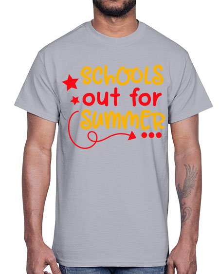 SchoolsOutSummer 83#- summer- Cotton Tee