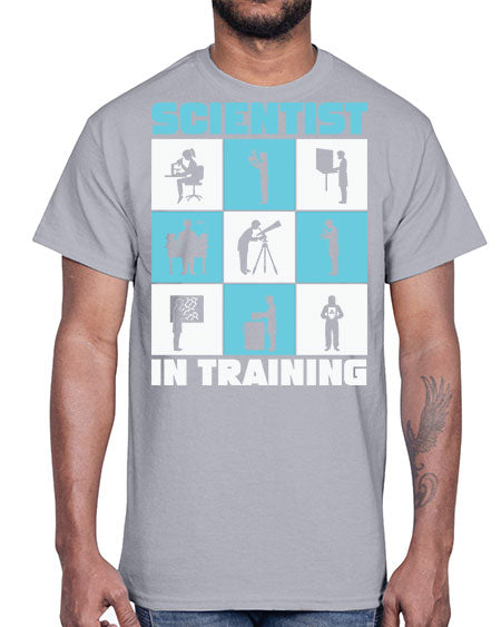 ScientistInTrainingScienceScientistSkinite Scientist Skinite 40#- general science- Cotton Tee