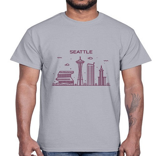 Seattle 1807#- cities- Cotton Tee