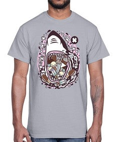 Shark Ice Cream 1523#- ice cream- Cotton Tee