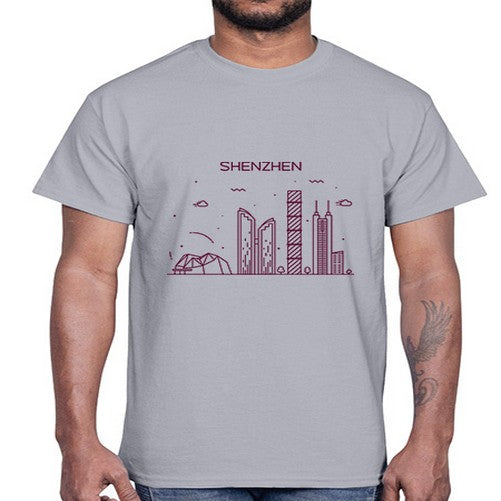 Shenzhen 1832#- cities- Cotton Tee