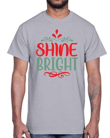 Shine Bright 141#-  fashion- Cotton Tee