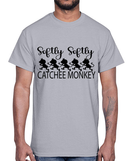 Softly softly catcher monkey - monkey- Cotton Tee