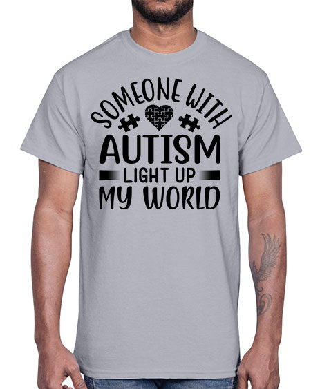 Some one with Style 50#- autism- Cotton Tee