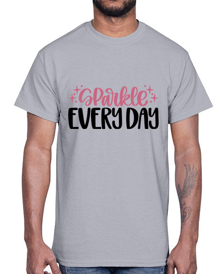 Sparkle Every Day Style 21#-makeup Cotton Tee