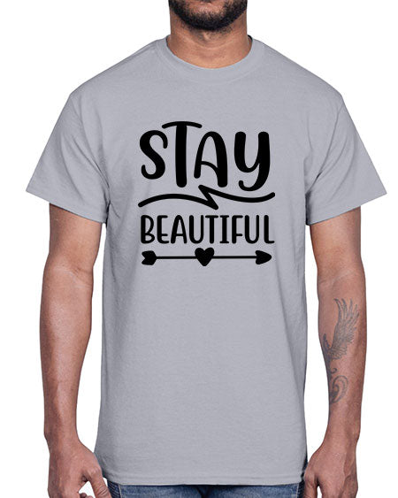 Stay Beautiful 147#-  fashion- Cotton Tee