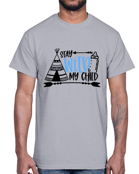 Stay Wild My Child Style 448#- baby- Cotton Tee