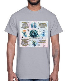 Straight Aquarius 468#- aquarius- Cotton Tee