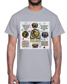 Straight Gemini 472#- gemini- Cotton Tee