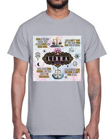 Straight Libra 474#- libra- Cotton Tee
