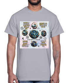 Straight Saggitarius 476#- sagittarius- Cotton Tee