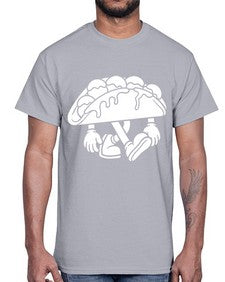 Stranger tacos 235#- cartoon food- Cotton Tee