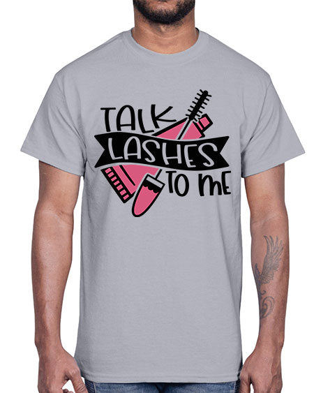 Talk Lashes To Me Style 17#-makeup Cotton Tee
