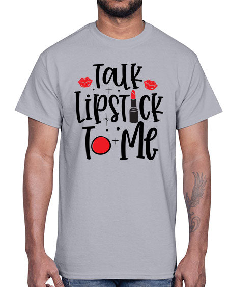 Talk Lipstick To Me Style 218#-makeup Cotton Tee