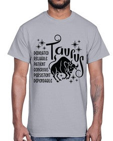 Taurus 486#- taurus- Cotton Tee