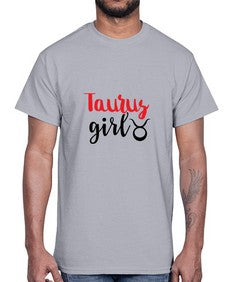 Taurus girl 489#- taurus- Cotton Tee