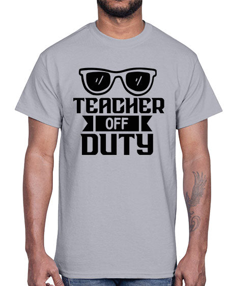 Teacher off duty 01#- summer- Cotton Tee