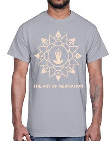 The Art of Meditation 543#- yoga- Cotton Tee
